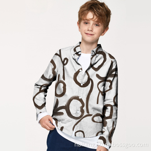 Digital Textile Printing Man Shirt Fabric Plain Fabric